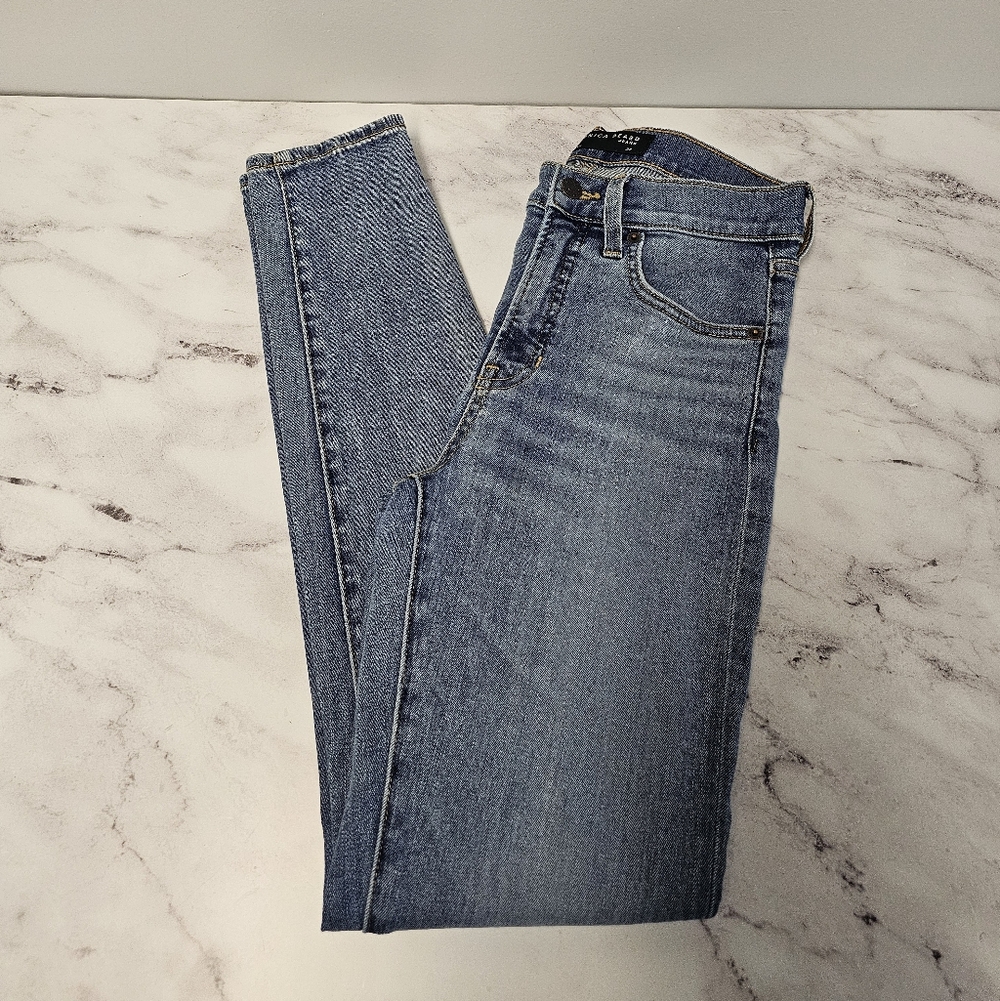 VERONICA BEARD Debbie Skinny High Rise Blue Jeans 27 Preowned - Picture 3 of 10